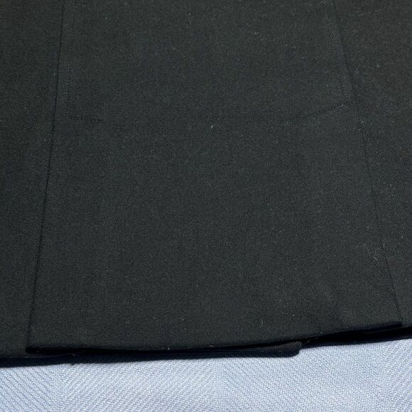 J‎ Crew Double Breasted Wool Blend Insulated Black Coat Women's Size Medium - Picture 15 of 16